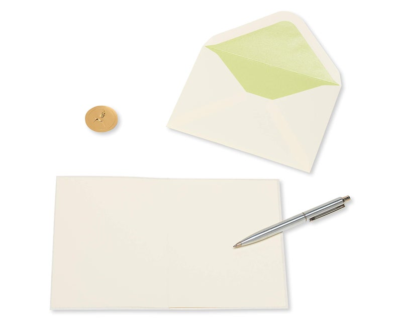 Papyrus Blank Card (With Love Flowers) - Image 3